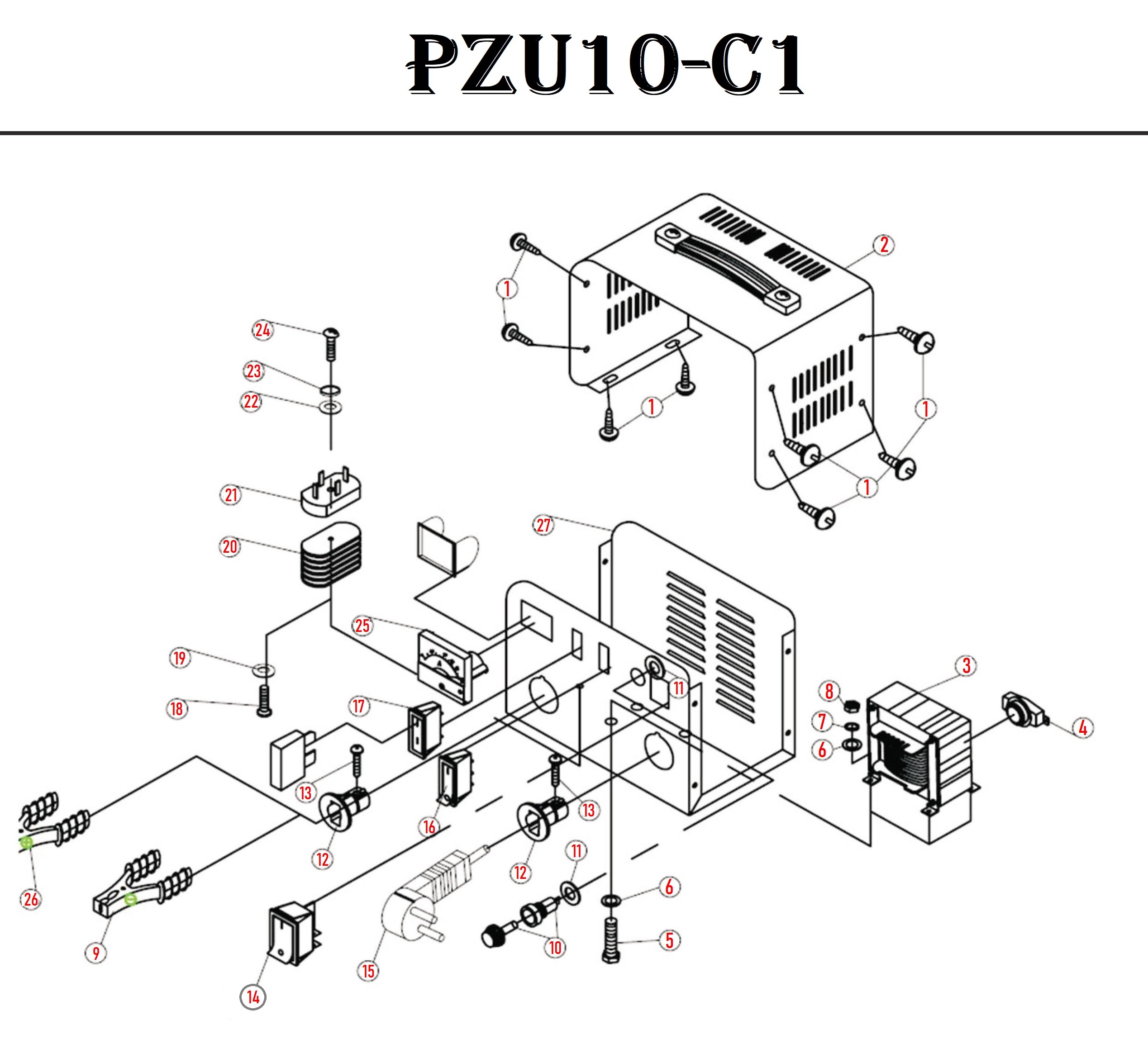 Зарядное устройство PZU10-C1