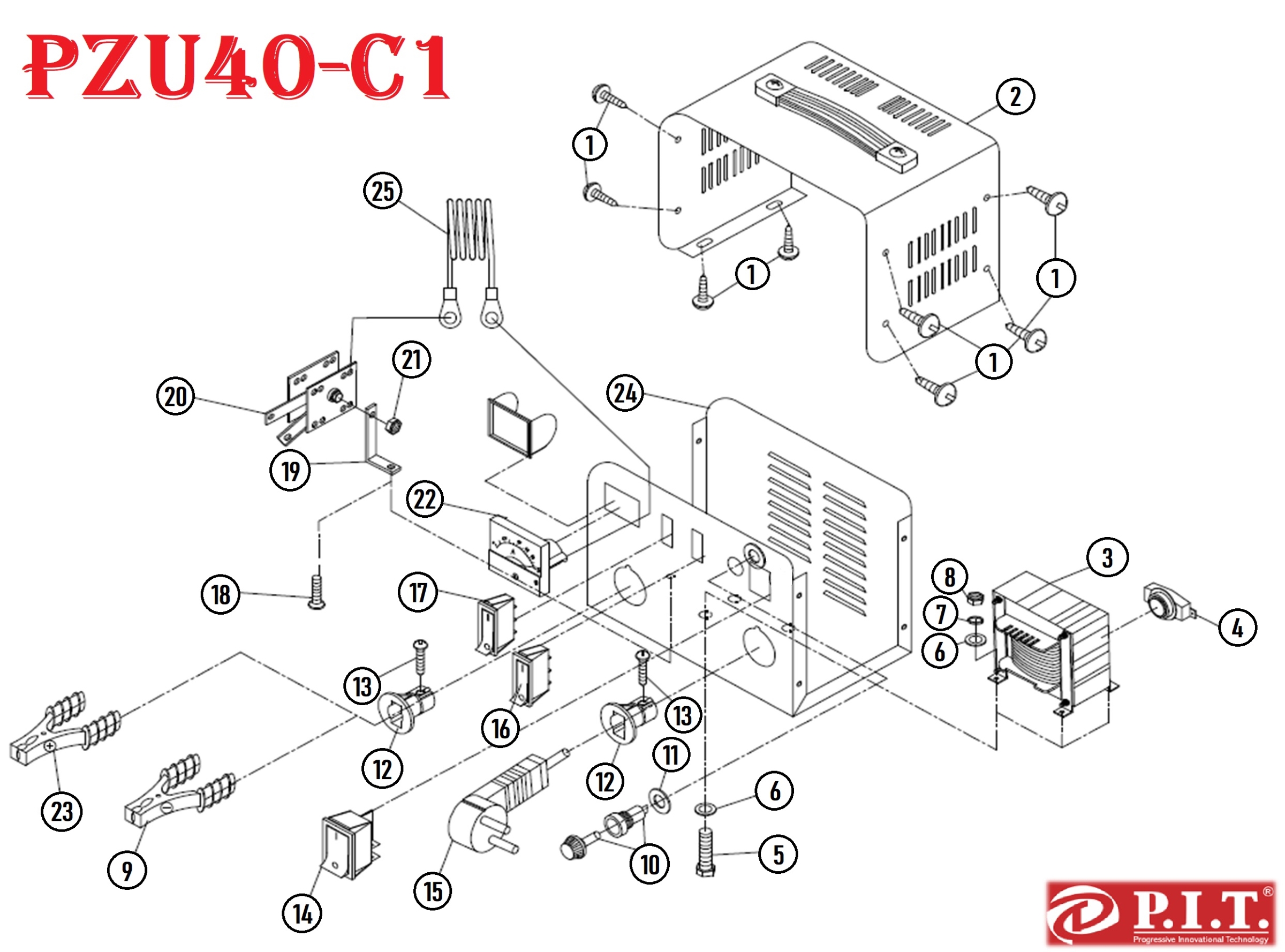 Пуско-зарядное устройство PZU40-C1