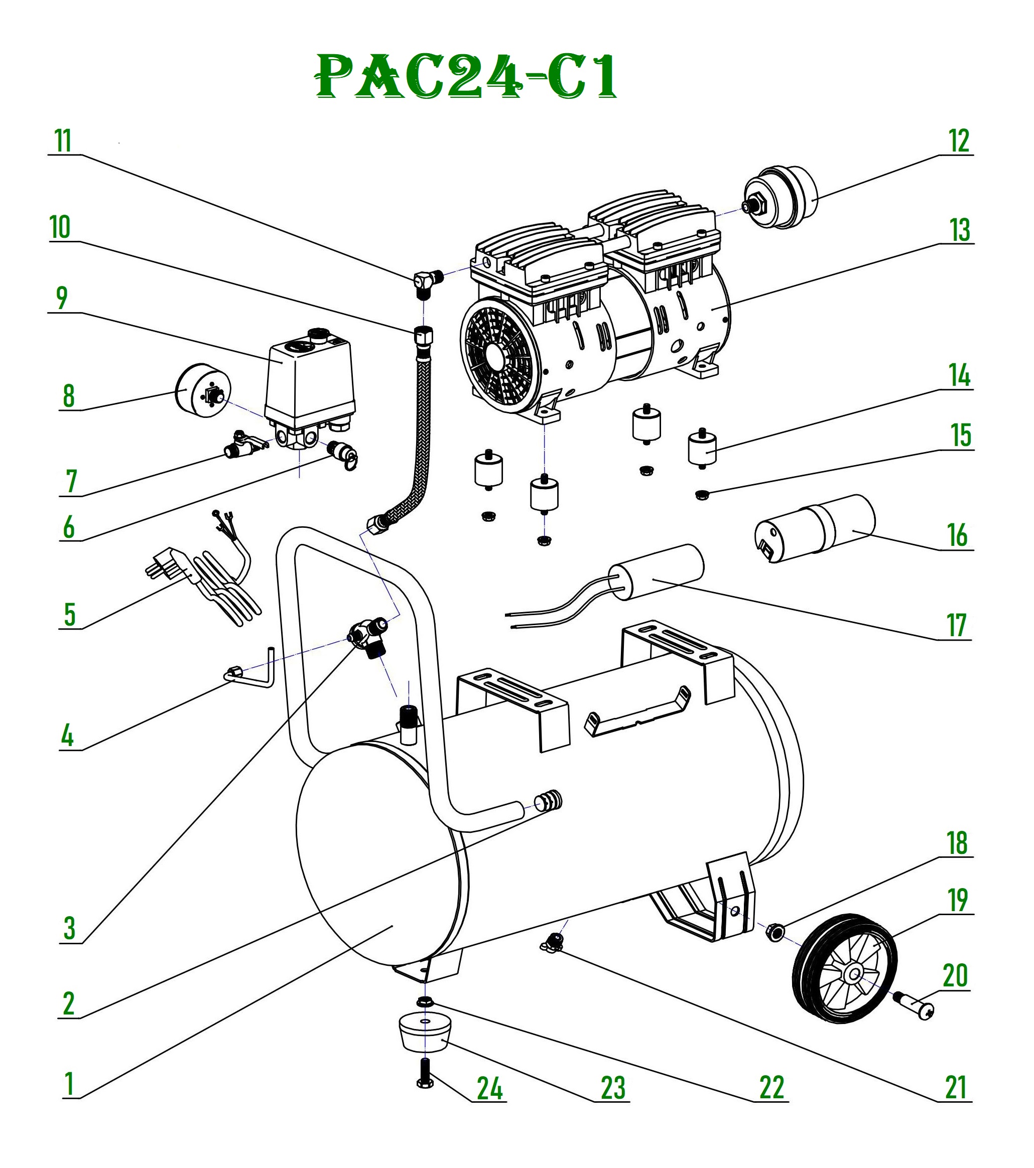 Компрессор PAC24-C1