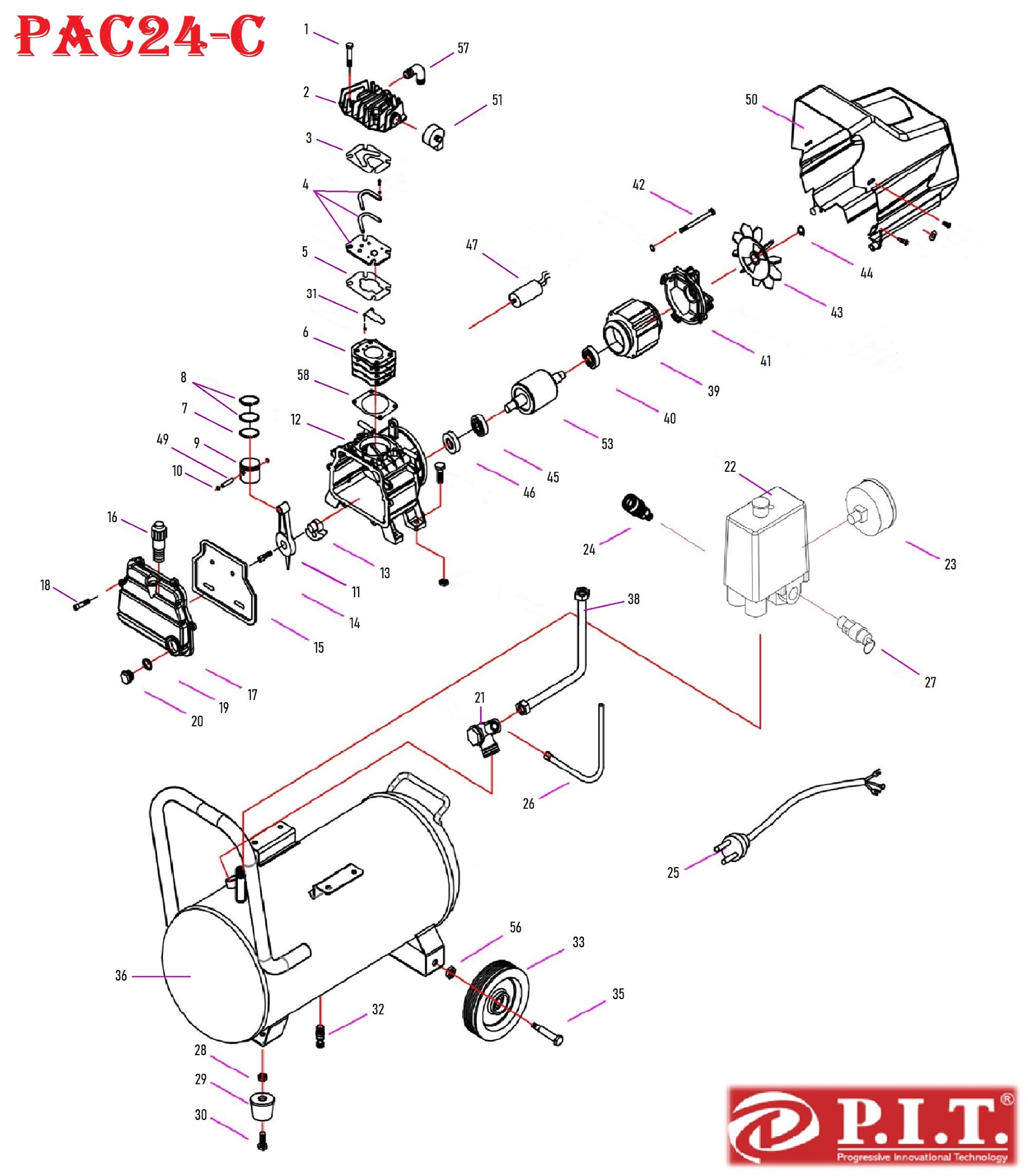 Компрессор  PAC24-C