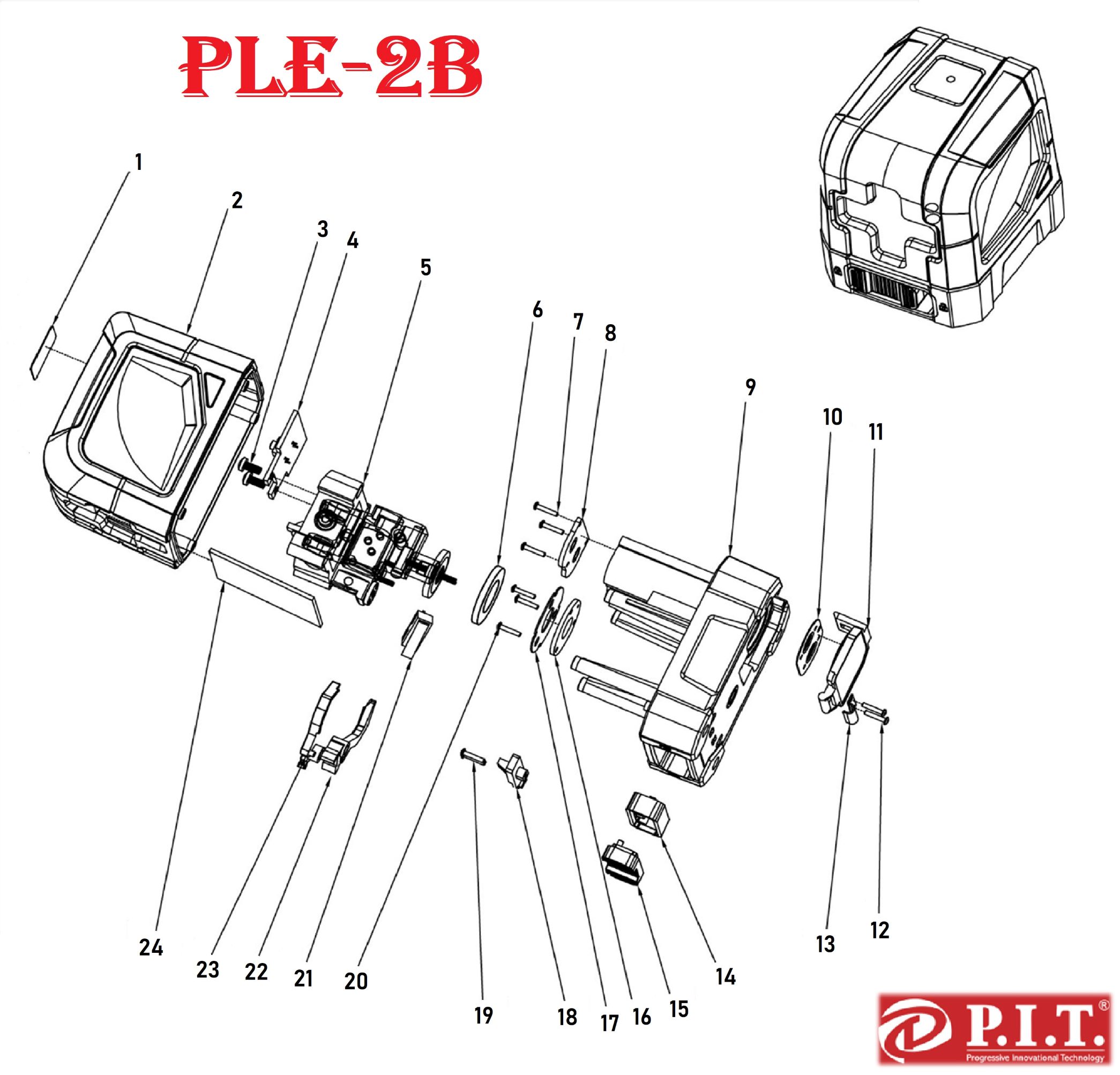 Лазерный уровень PLE-2B