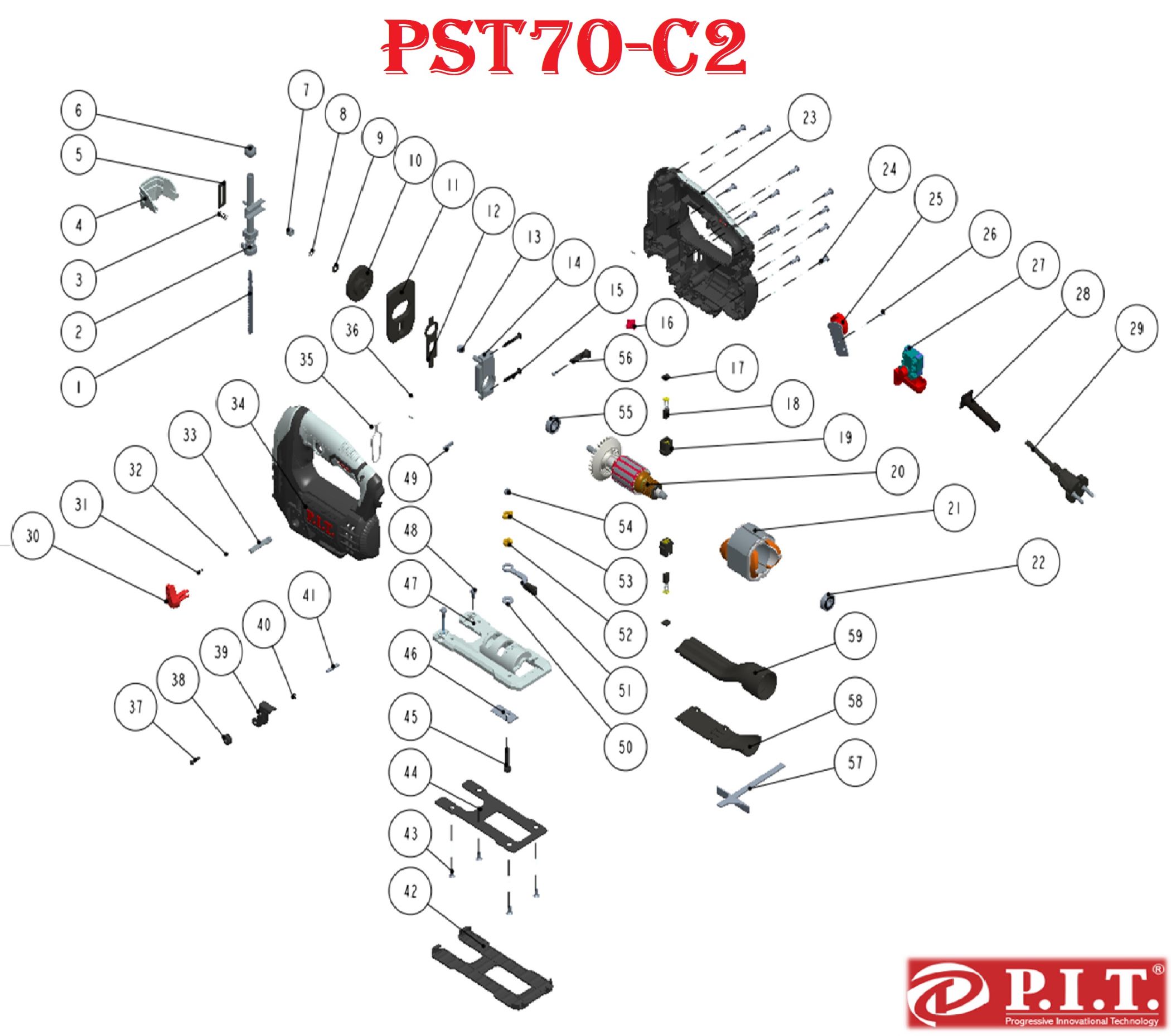 Лобзик  PST70-C2