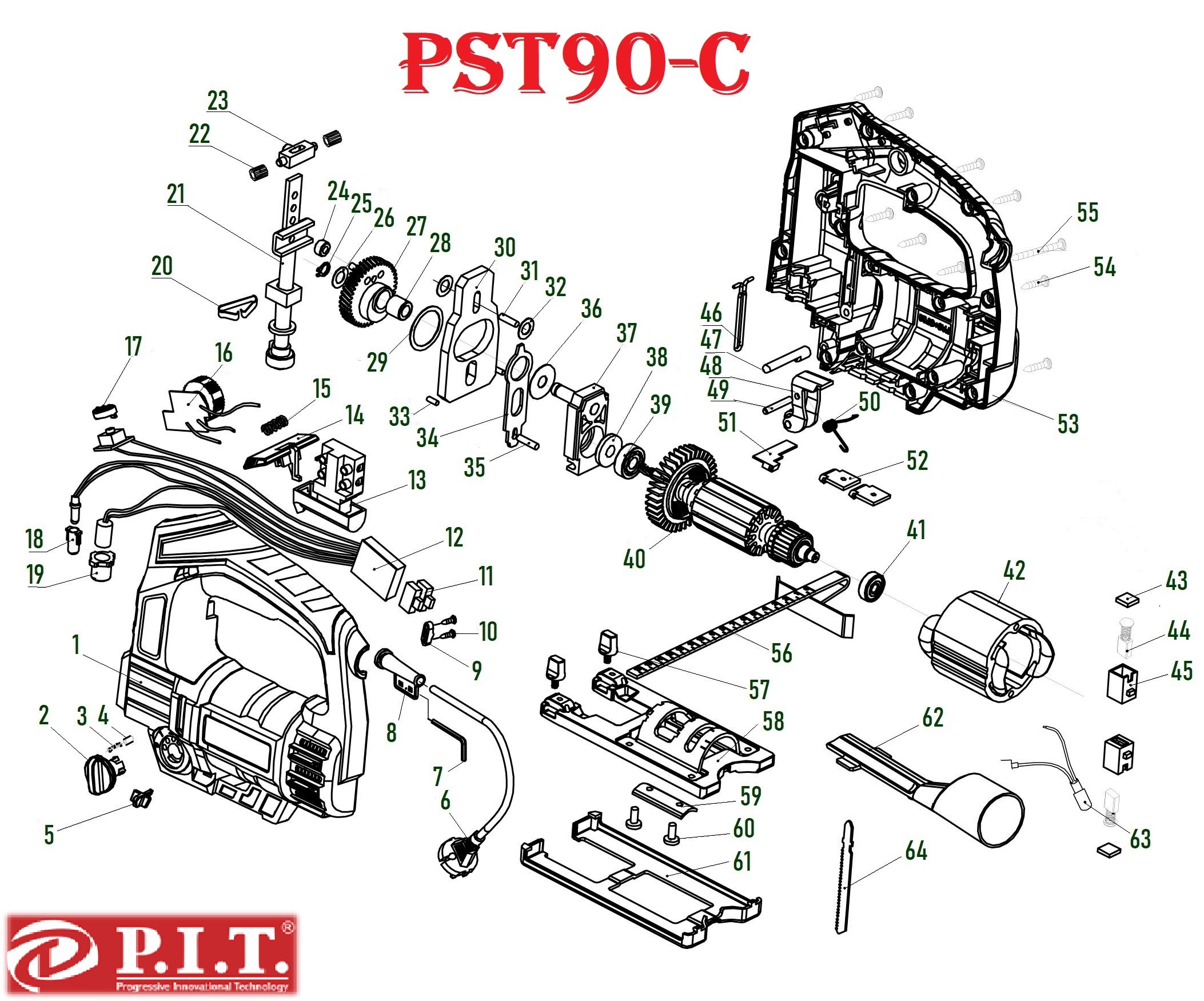 Лобзик  PST90-C