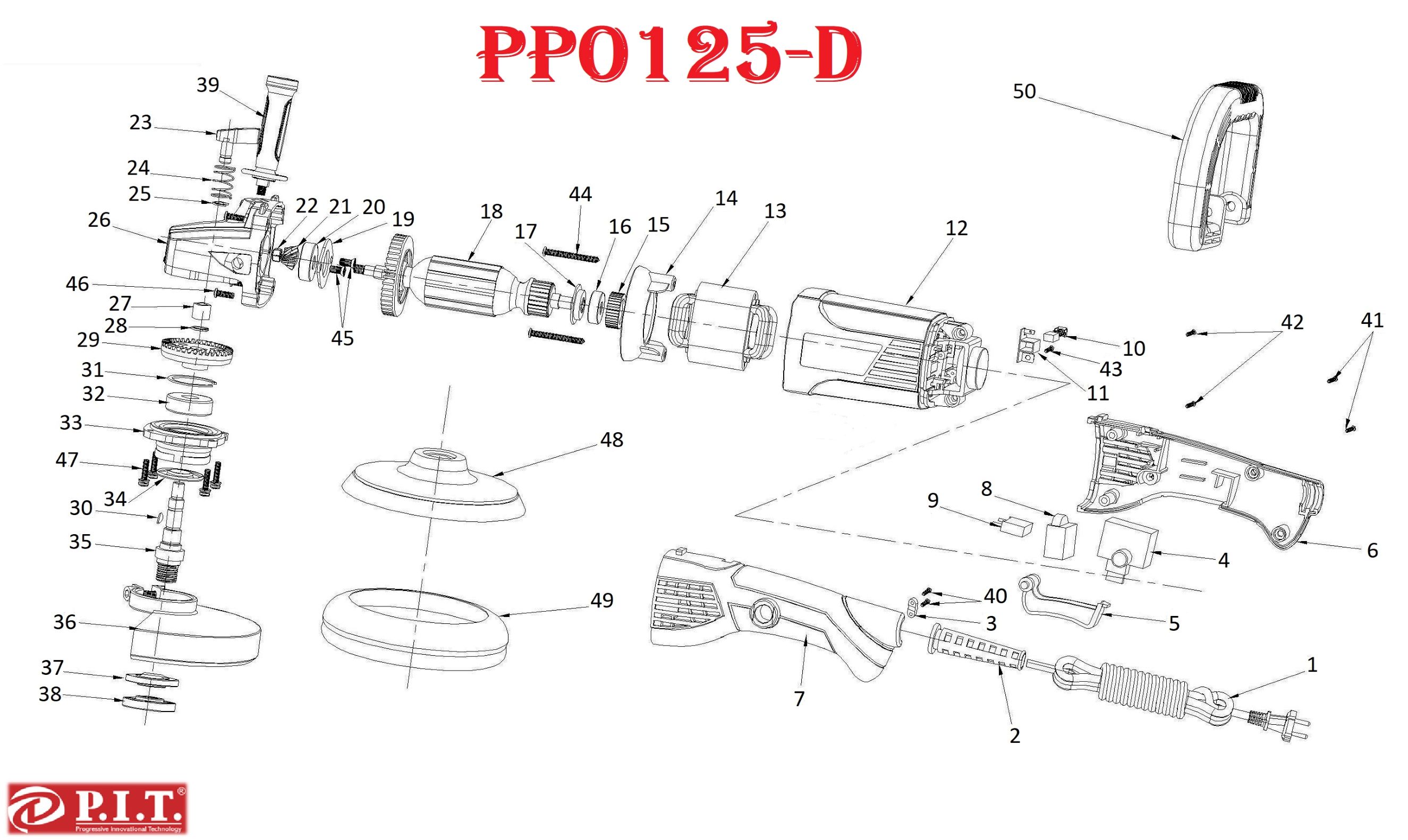 Шлифмашина полировочная PPO125-D