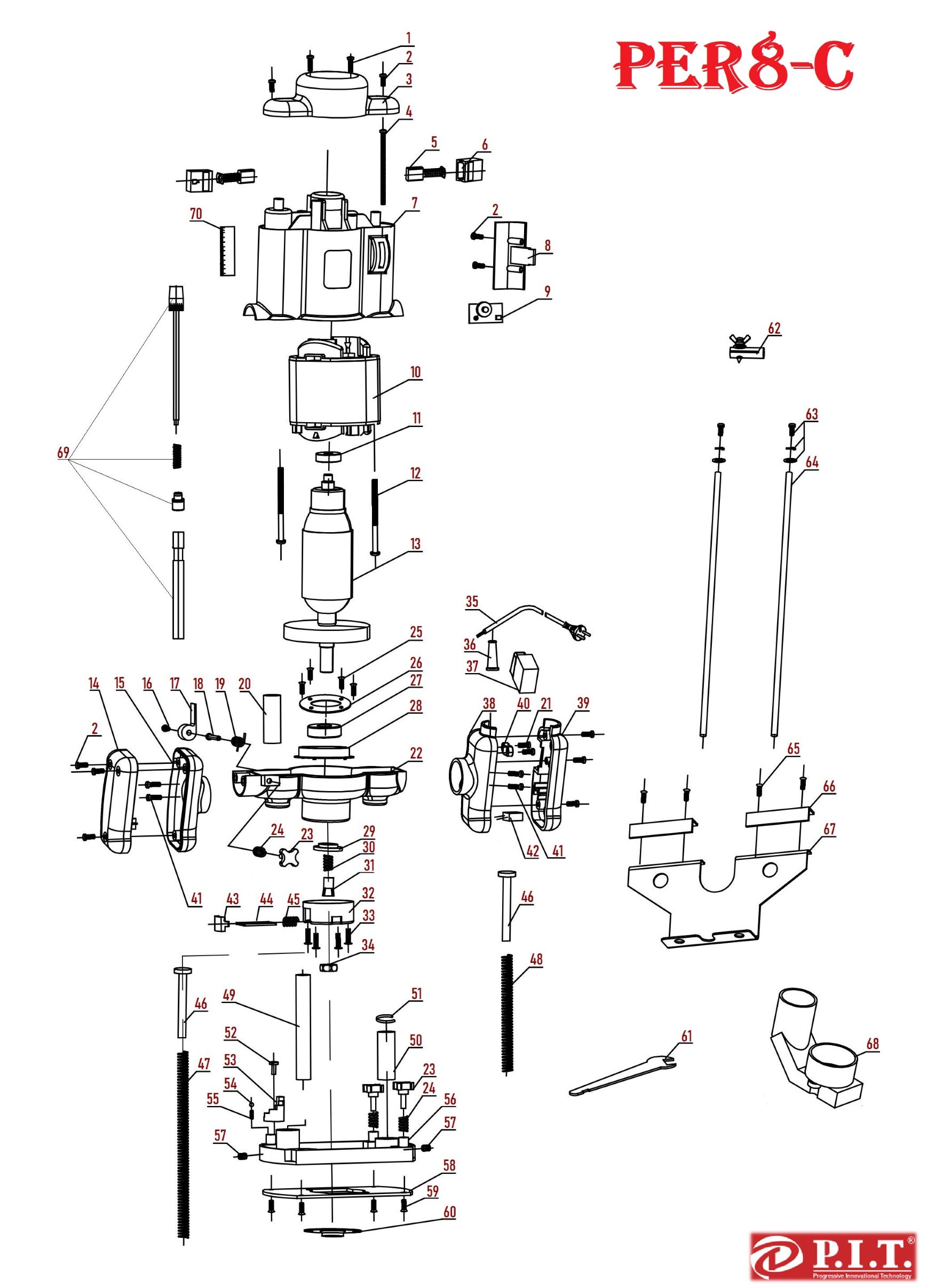 Фрезер PER8-C