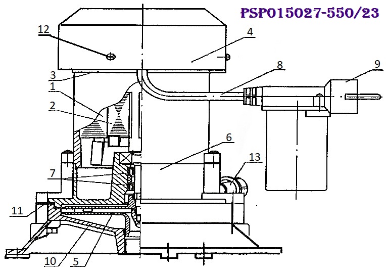 Насос центробеж. поверхн. PSP015027-550/23