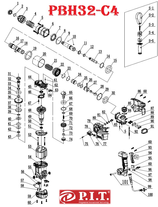 Перфоратор PBH32-C4