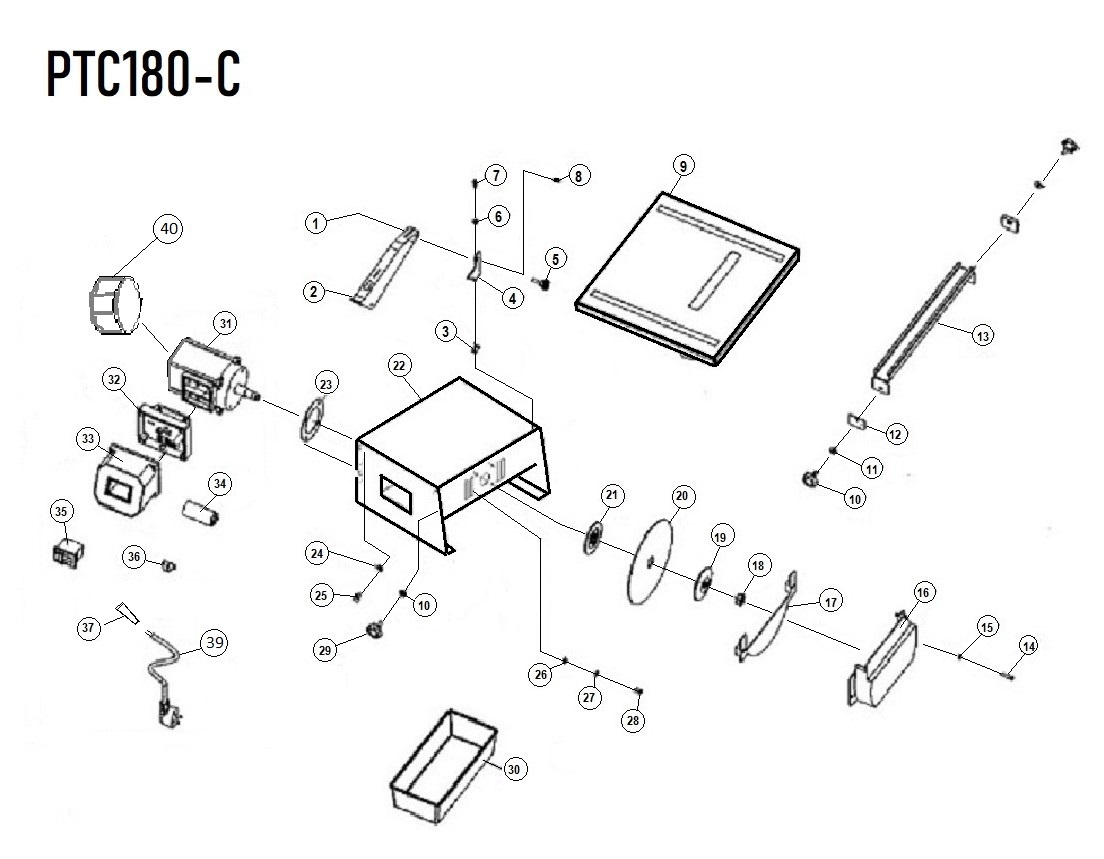 Плиткорез PTC180-C