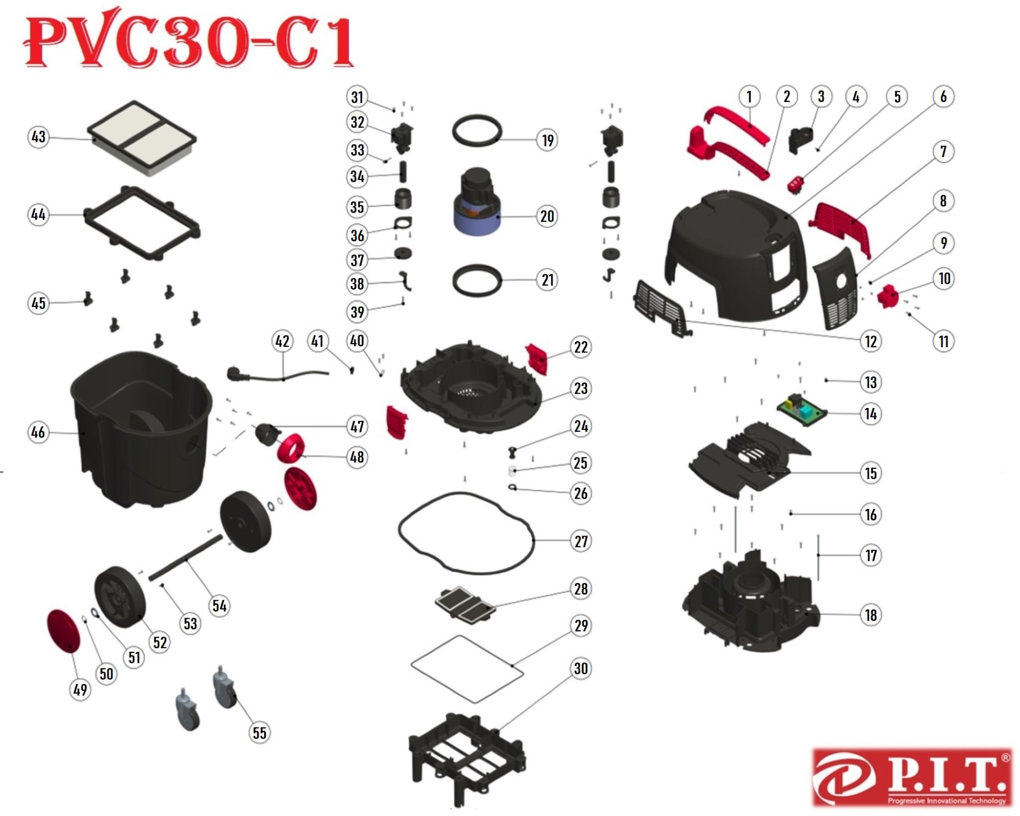 Пылесос PVC30-C1