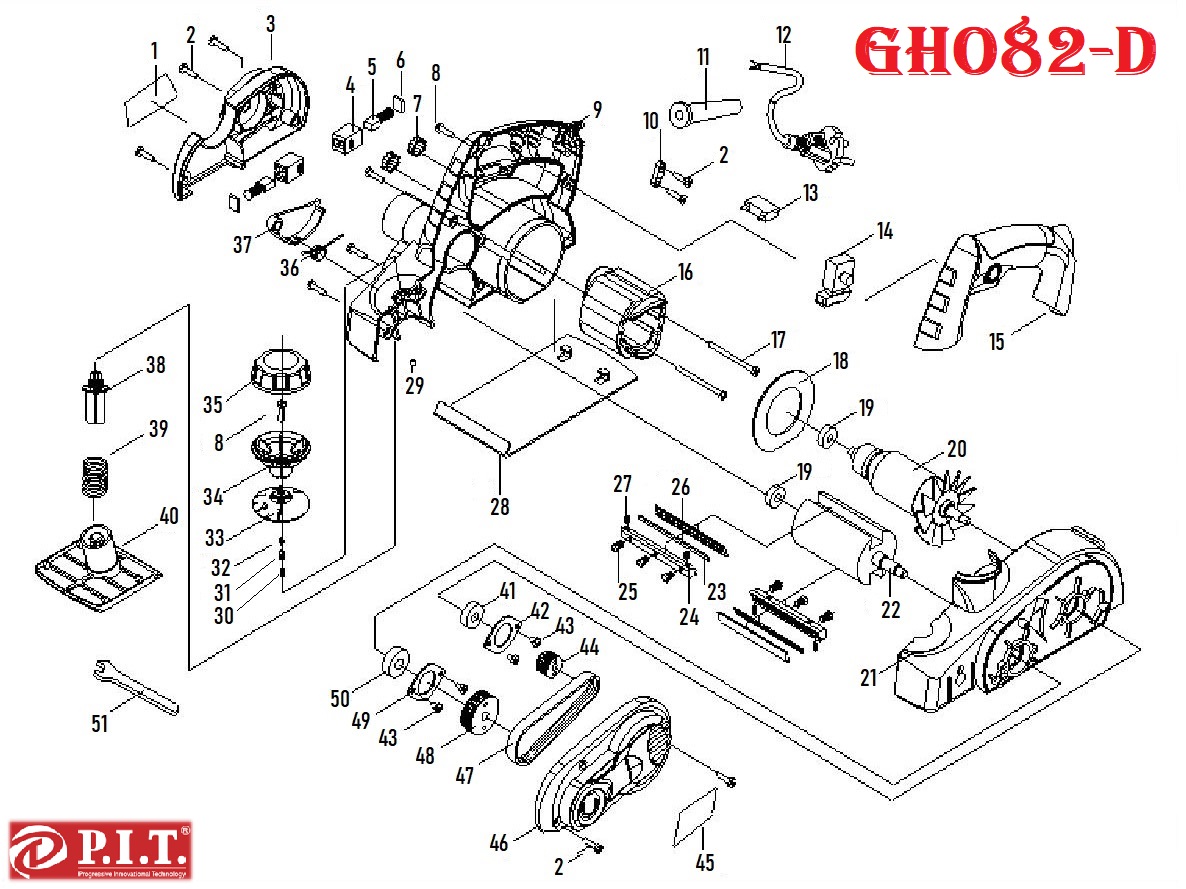 Рубанок GHO82-D