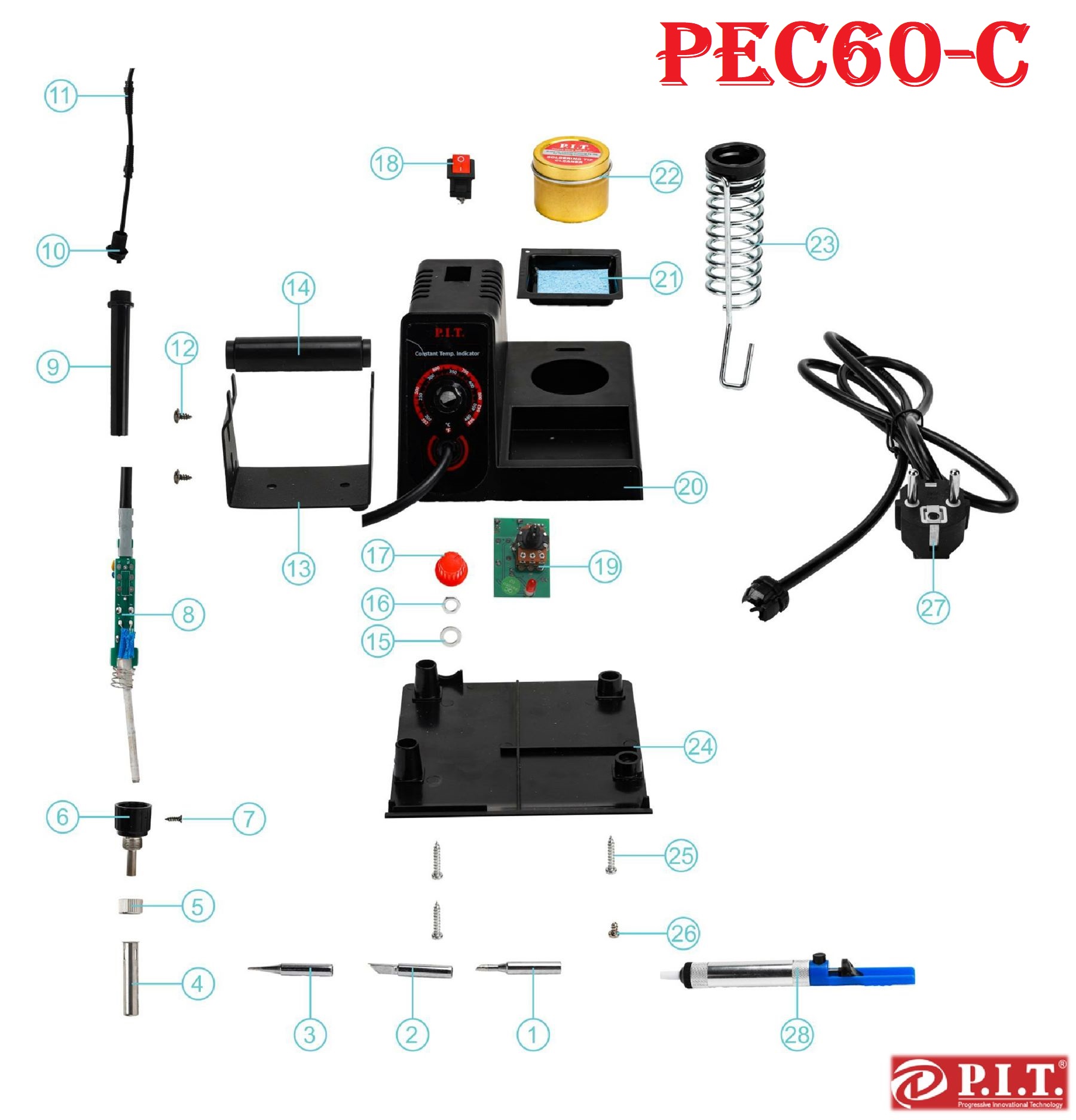 Паяльная станция PEC60-C