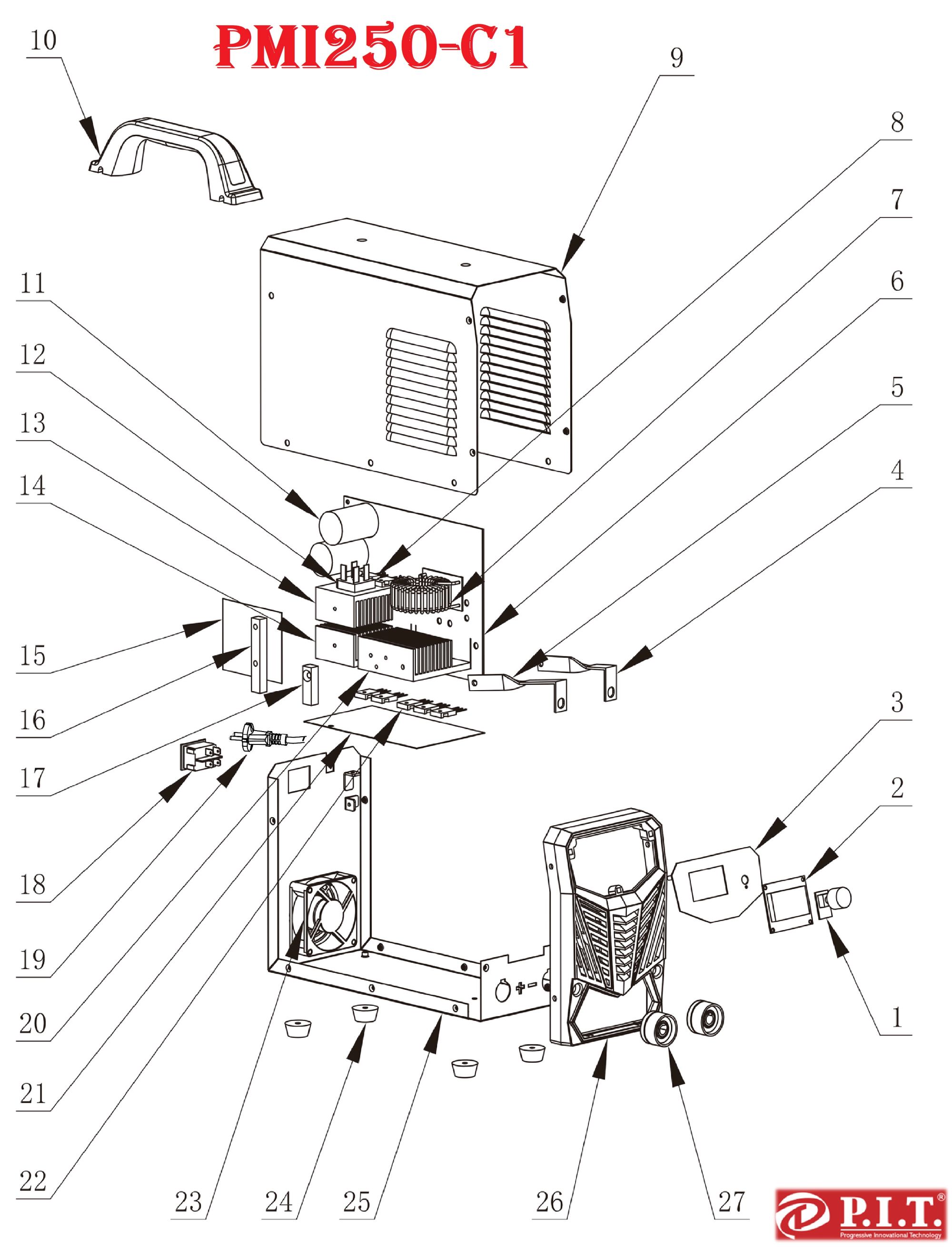 Сварочный инвертор PMI250-C1