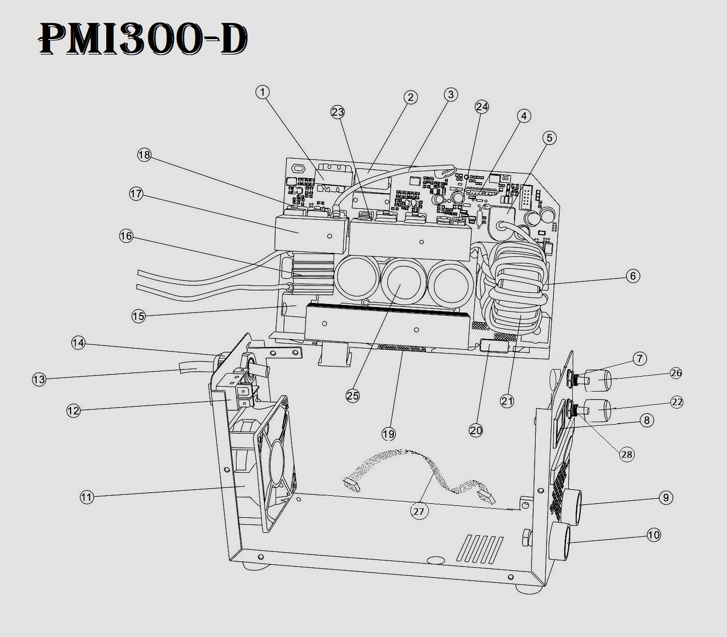 Сварочный инвертор PMI300-D