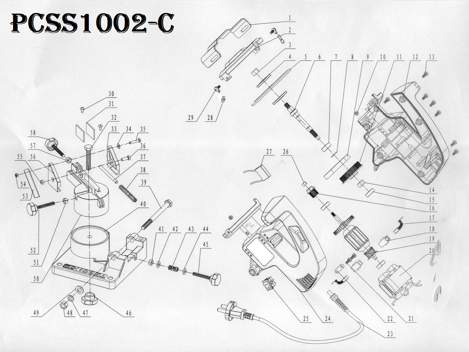 Станок для заточки цепи PCSS1002-C