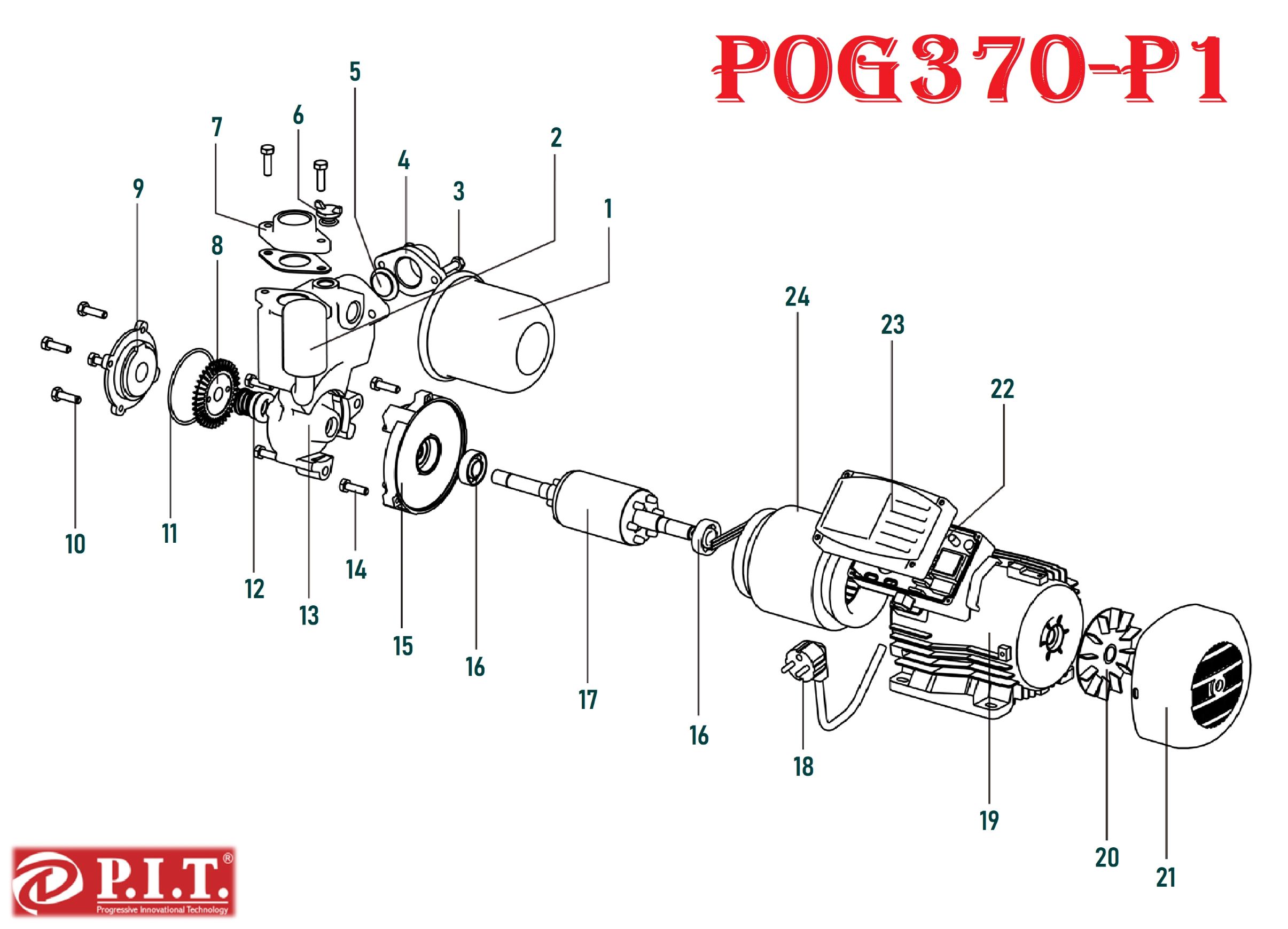 Станция насосная POG370-P1