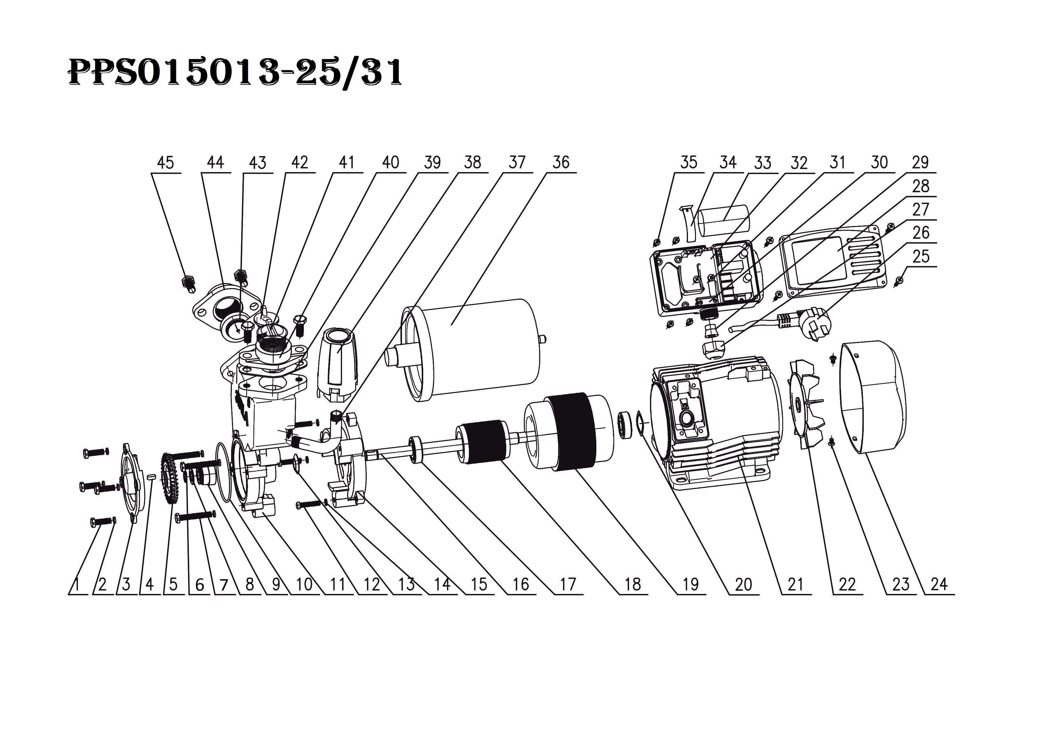 Станция насосная PPS015013-25/33