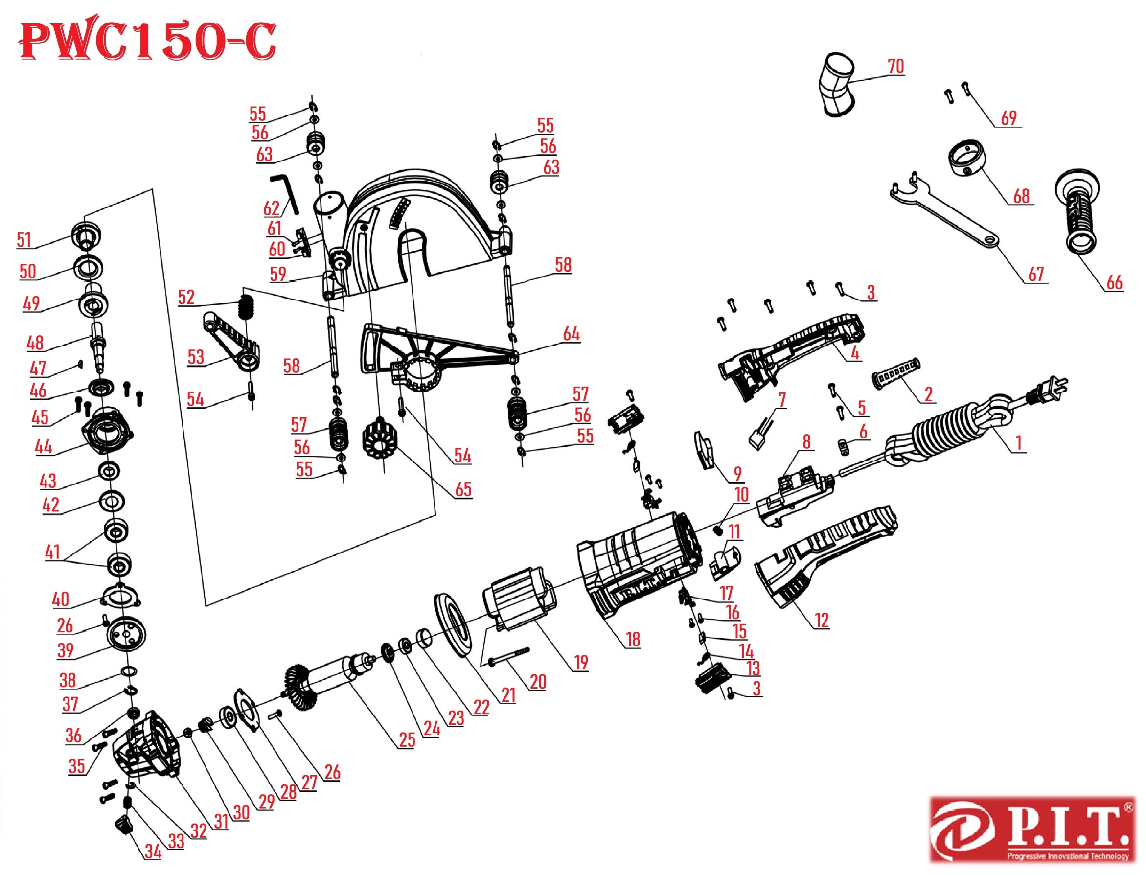 Штроборез PWC150-C