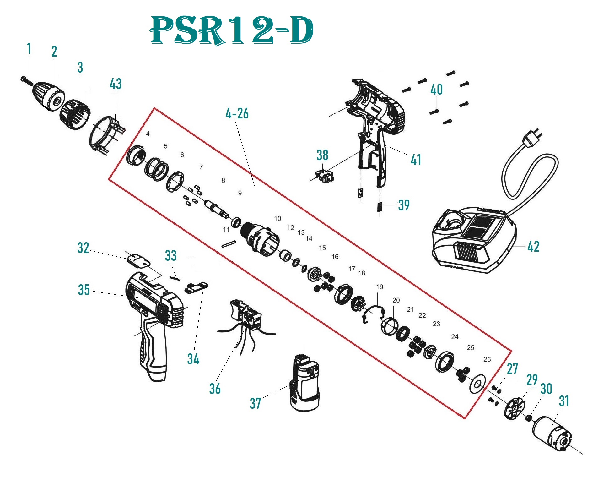 Шуруповерт PSR12-D