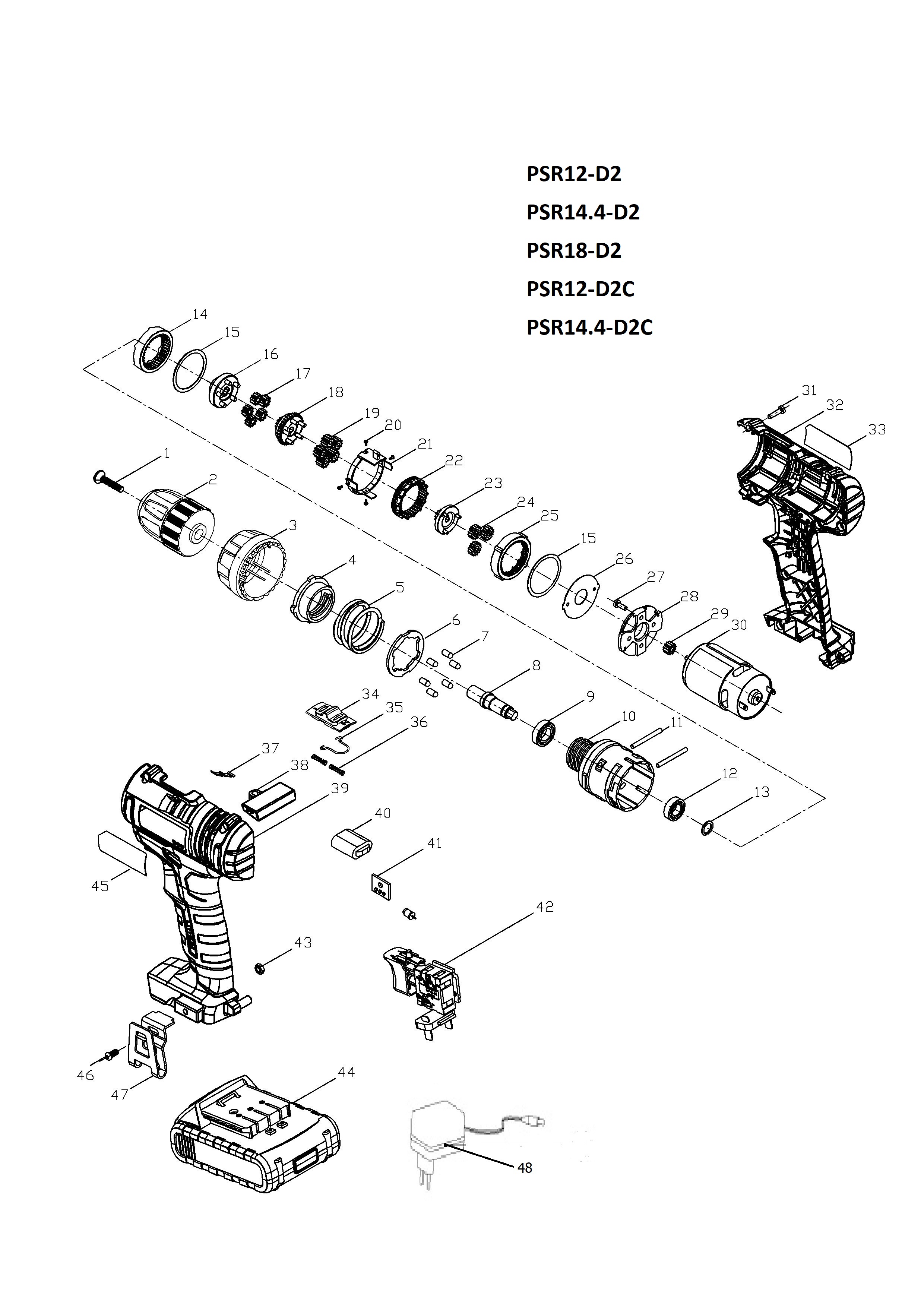 Шуруповерт PSR12-D2