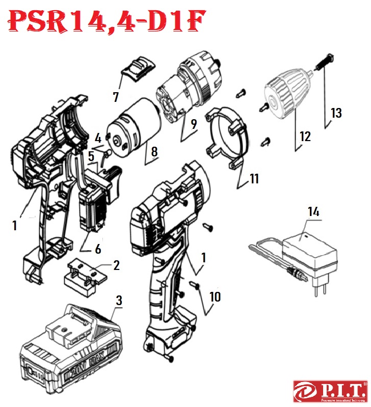 Шуруповерт PSR14,4-D1F