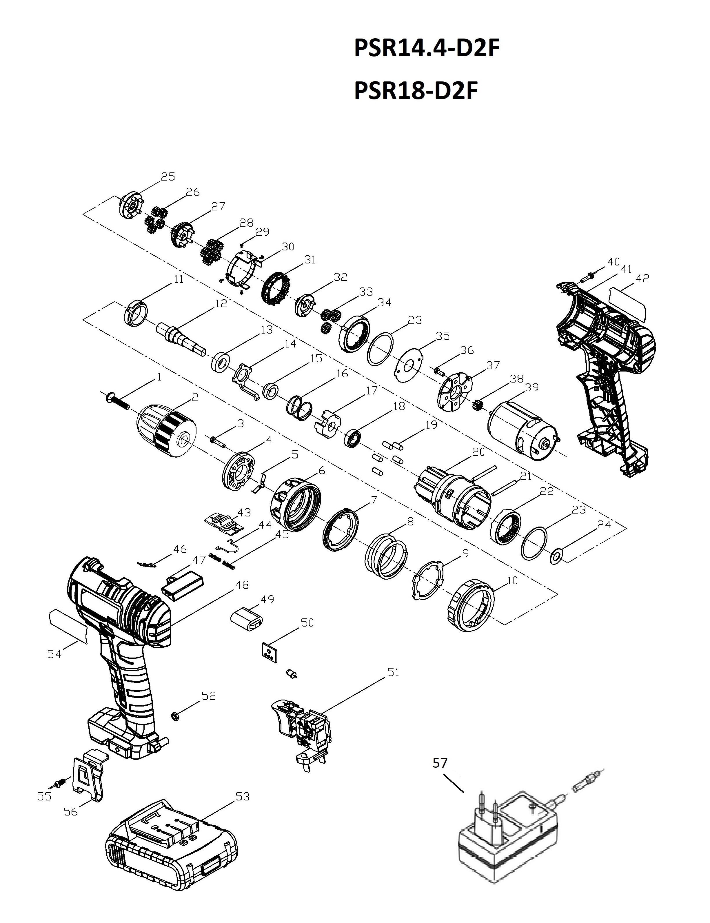 Шуруповерт PSR14,4-D2F