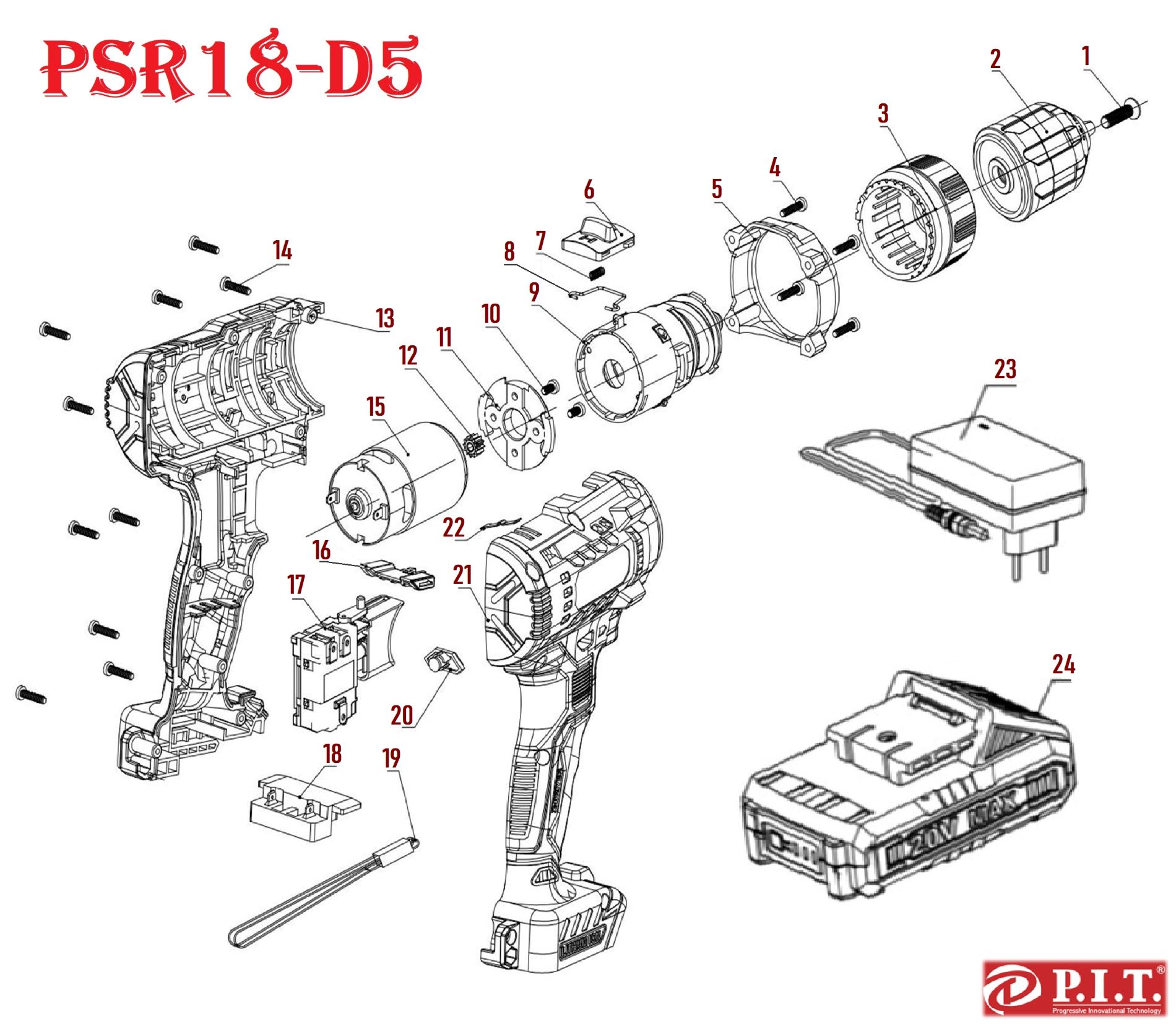 Шуруповерт PSR18-D5