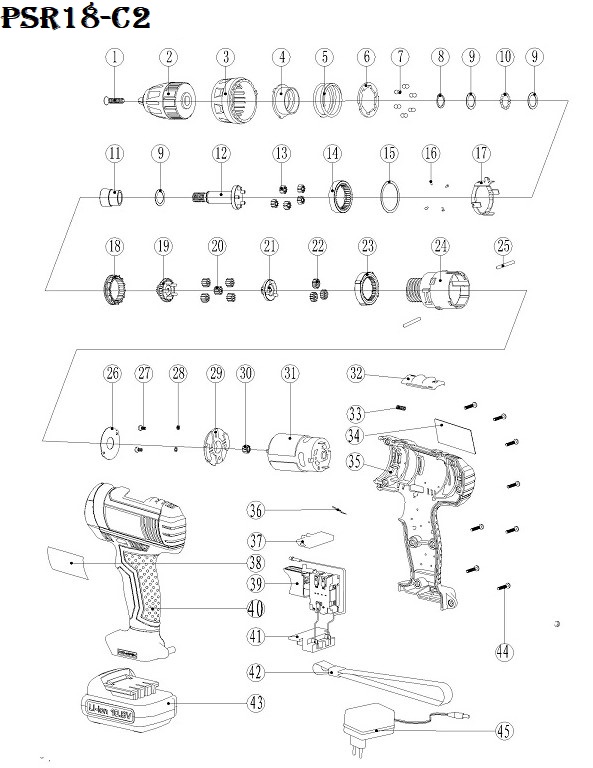 Шуруповерт PSR18-C2