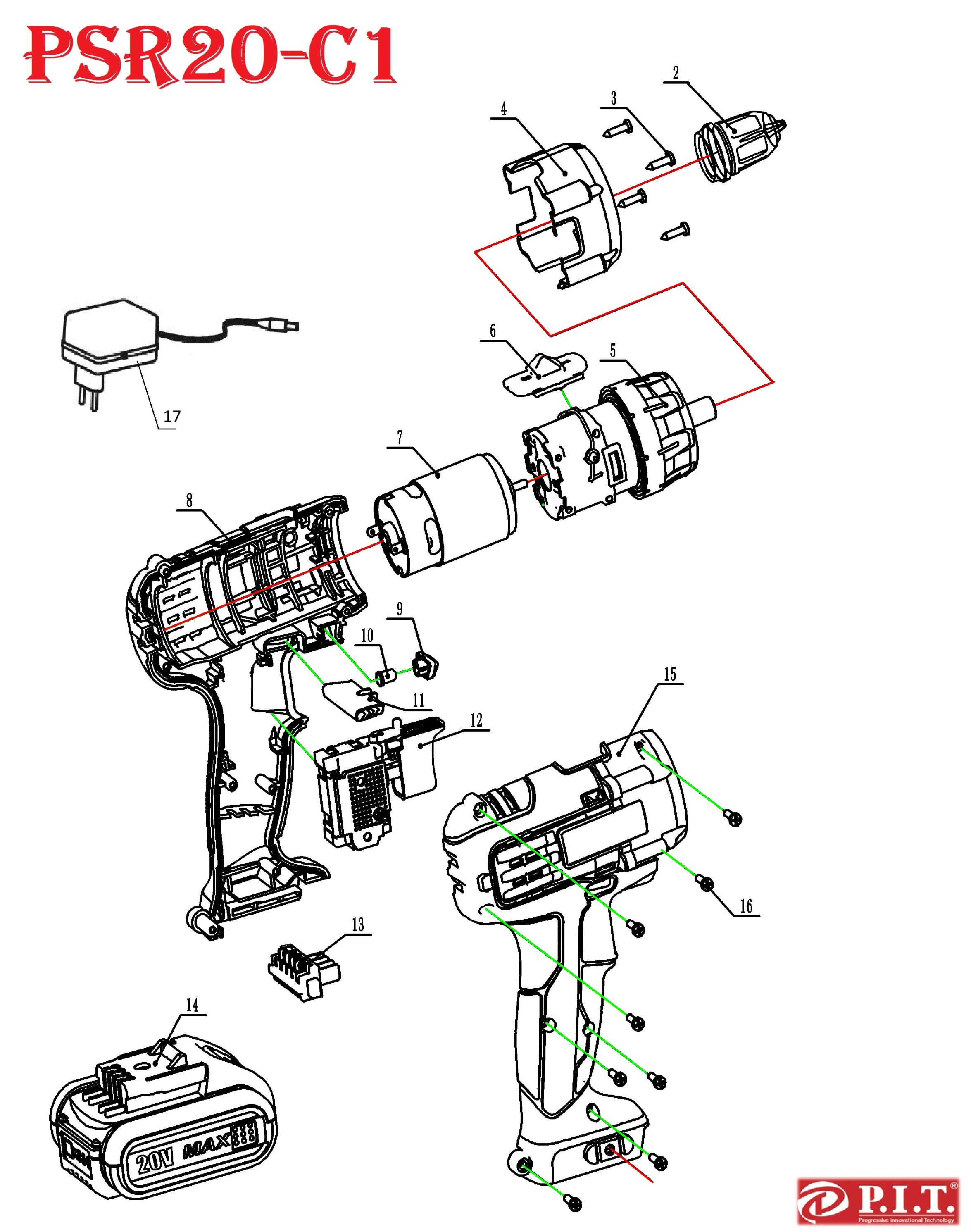 Шуруповерт PSR20-C1
