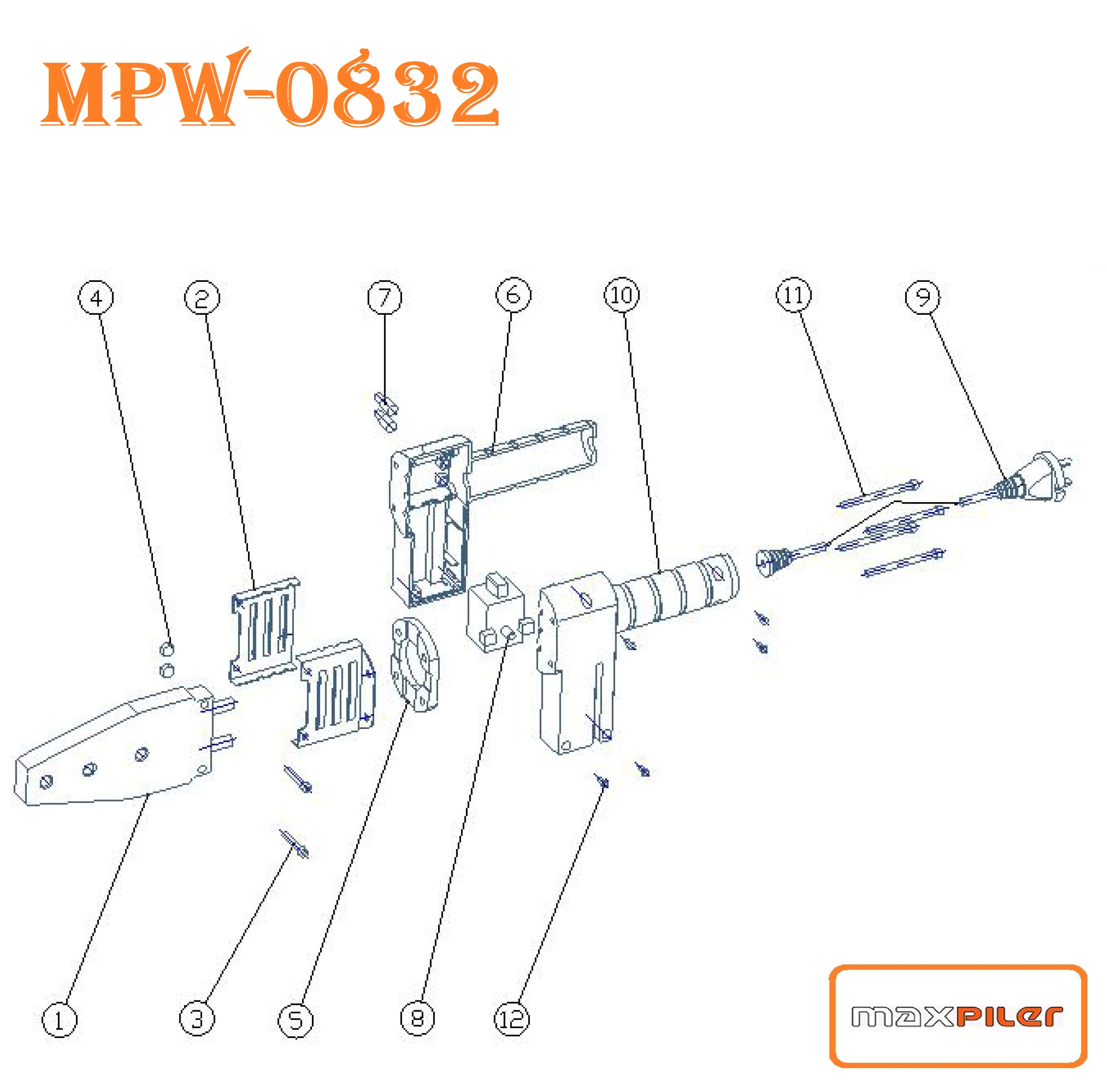 Аппарат для сварки труб MPW-0832