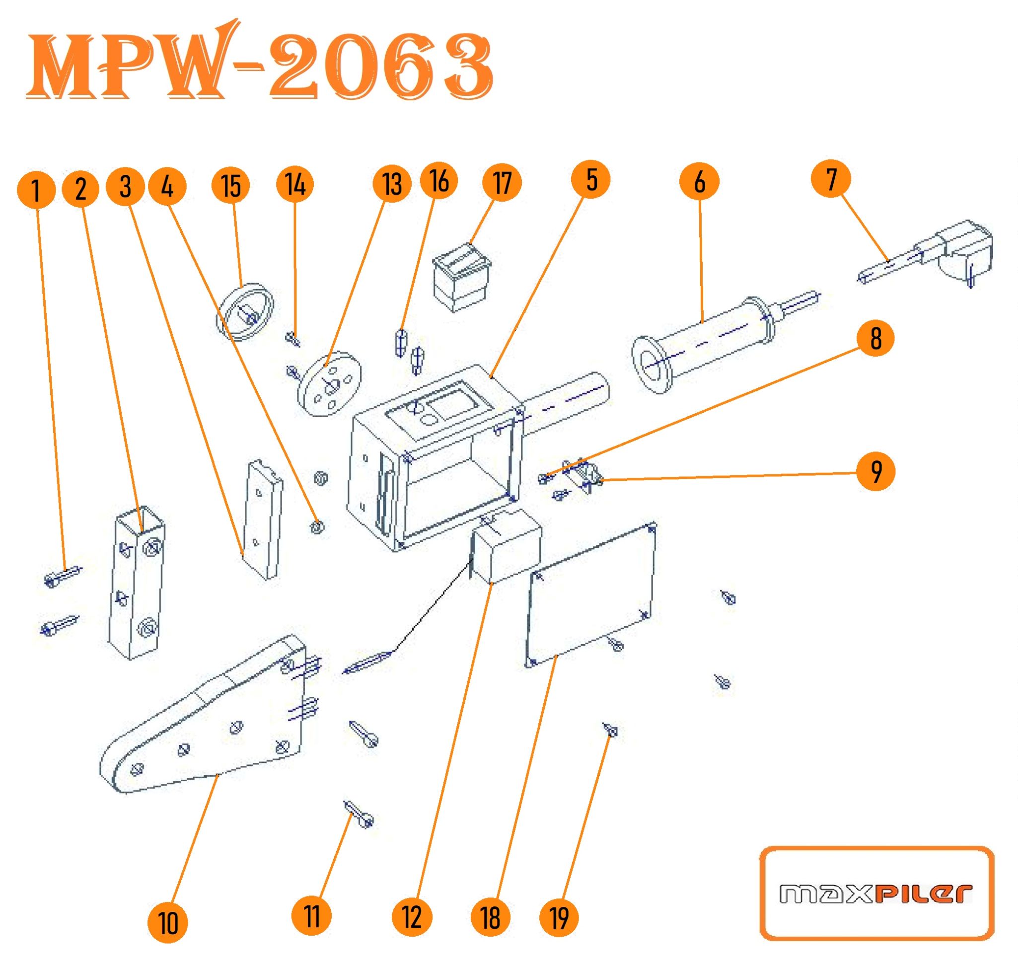 Аппарат для сварки труб MPW-2063