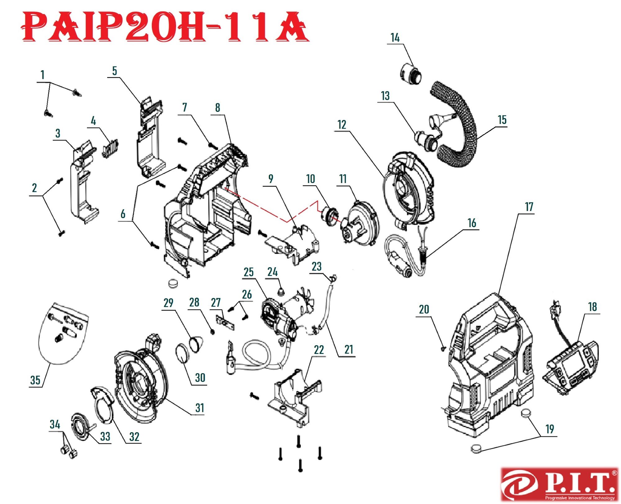 Компрессор PAIP20H-11A