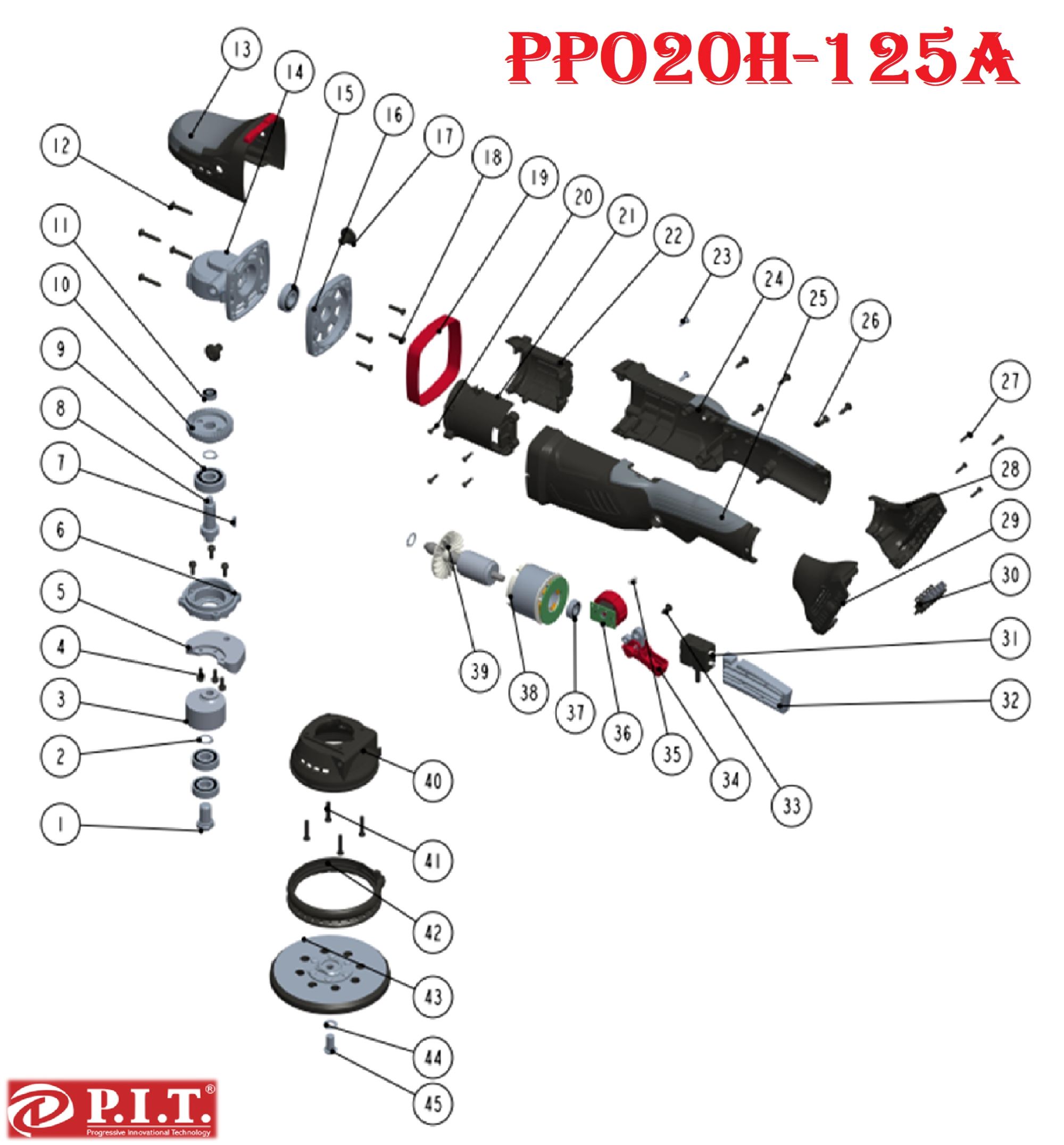 Шлифмашина полировальная PPO20H-125A