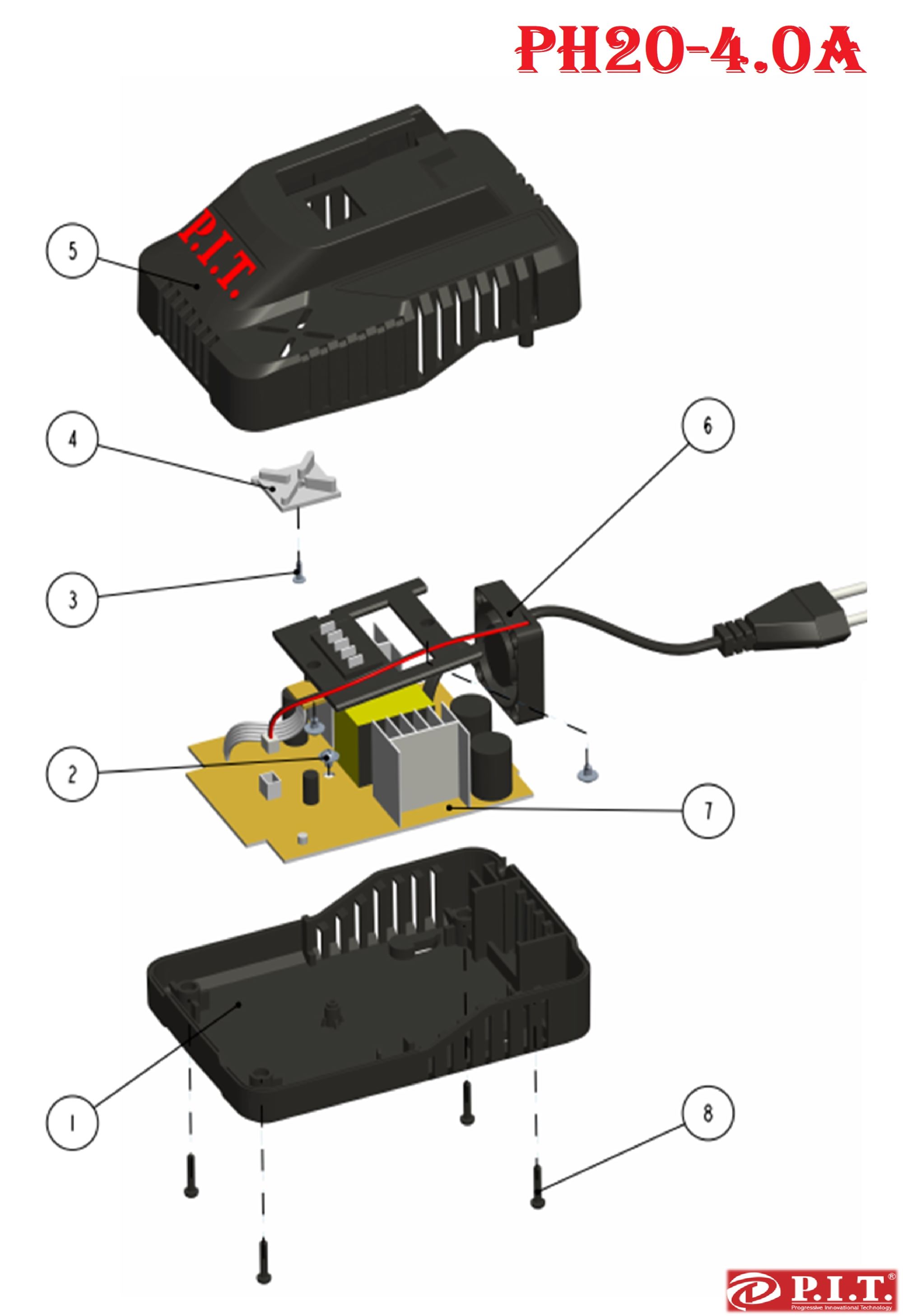 Зарядное устройство PH20-4.0A  P.I.T.