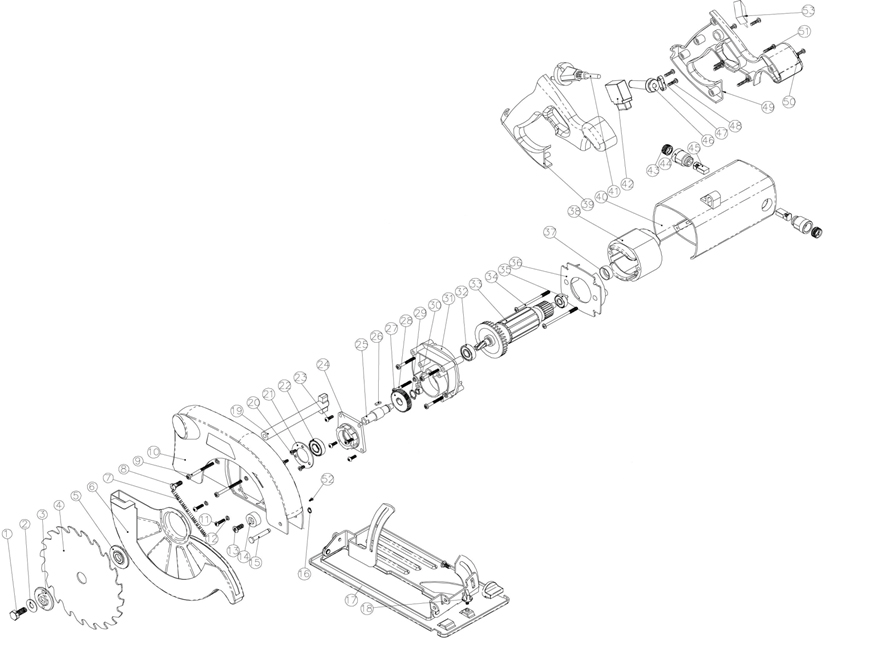 Запчасти для дисковой (циркулярной) пилы Patriot CS 181 The One