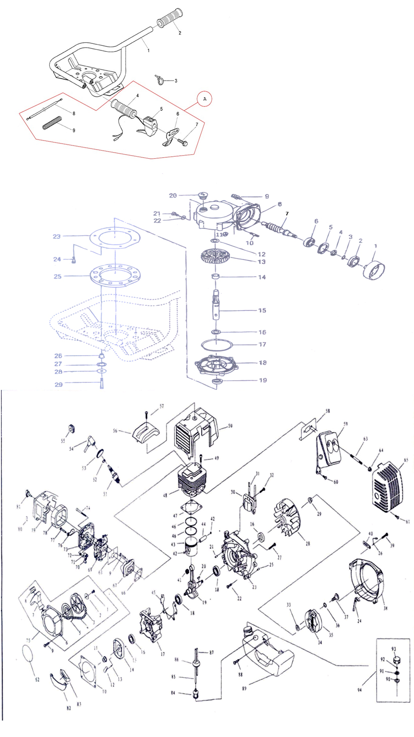 Запчасти для мотобура Patriot AE 52 D EAN8 - 20001506