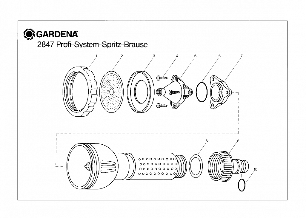  PROFI-SYSTEM SHOWER/SPRAY GUN, 2847,   Автоматика Gardena