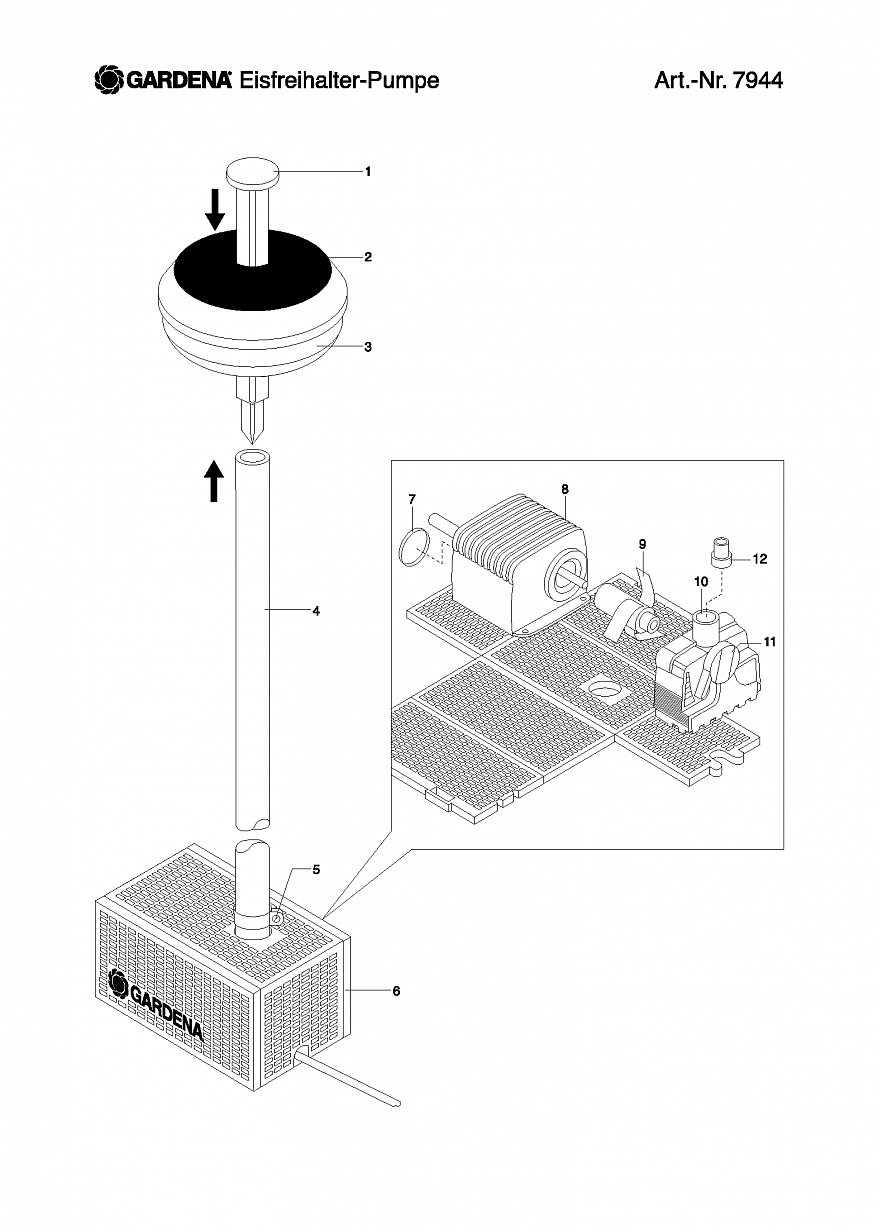 Автоматика Gardena ICE PREVENTER PUMP, 7944, until 2008 