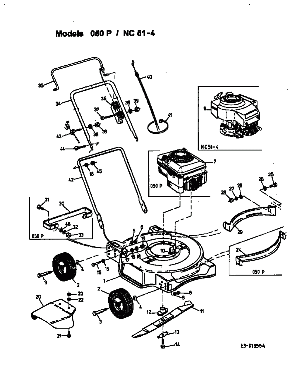 MTD Артикул 11A-053A602 (год выпуска 2001)