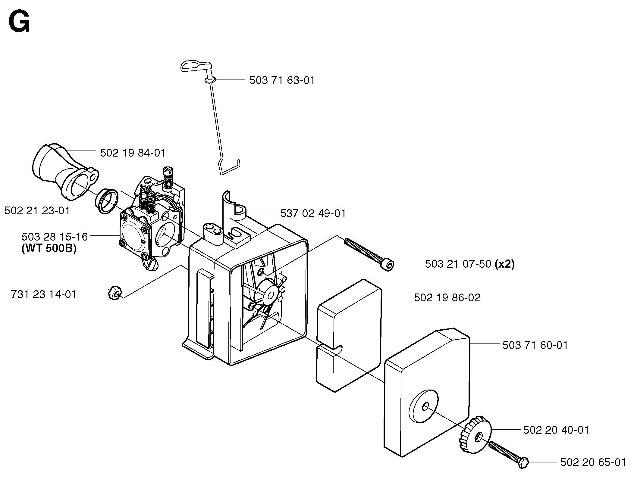 Карбюратор и воздушный фильтр
