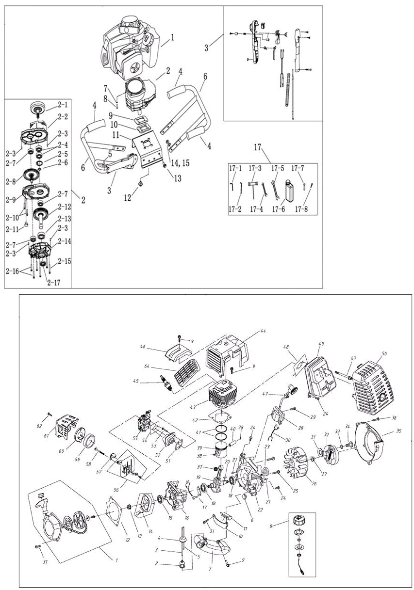 Запчасти для мотобура Patriot AE 65 D EAN8-20088590 2018