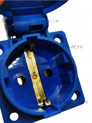 Розетка DG10000E, IGG1001 (250В, 16А), CHAMPION(IGP) 029029110160