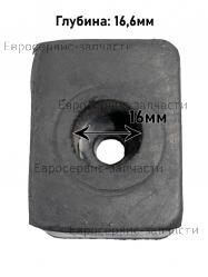 Виброизолятор GHP 40-II, GP 100 (L-45мм, b-35мм, h-25мм), CHAMPION(IGP) 029910100100