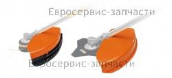 Кожух защитный для триммера STIHL старого образца (крепление на 4 винта) / IGP 1300144