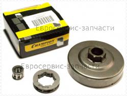Ведущая звёздочка Champion-Сервис 3/8"-7 (St.341,361,044,046,440,460) съемный венец + подшипник 1000014