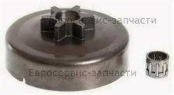 Звёздочка ведущая 3/8"-Р6Т (St 180,017,021,023,025) монолит + подшипник (аналог 100962Х) 1000021