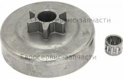 Звёздочка ведущая 3/8"-Р6Т (St 180,017,021,023,025) монолит + подшипник (аналог 100962Х) 1000021