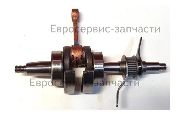 Коленвал T374FS Champion, артикул GX35-54 / 2 ПОРШЕНЬ  -  КОЛЕНВАЛ - КОЛЬЦА - МАГНЕТО - МАХОВИК  - СЦЕПЛЕНИЕ ТРИММЕР CHAMPION Т374FS